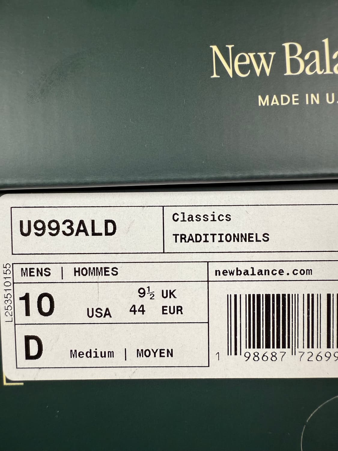 (280) Aime leon dore x New balance 993  상품이미지4