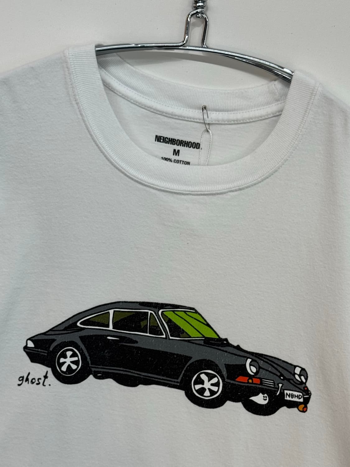 네이버후드 NH.Tee ss-14 포르쉐 디자인 S/S 화이트 14SS 상품이미지3