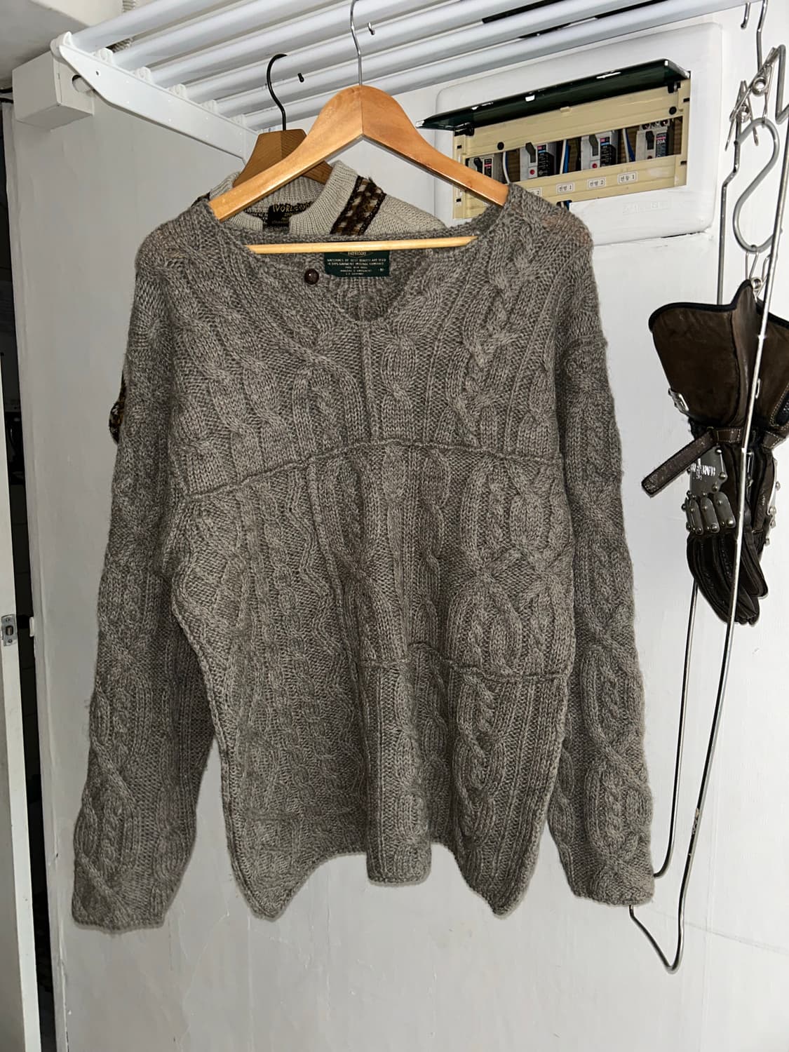 Vintage IMPRESSO Cable Knit Sweater 상품이미지4