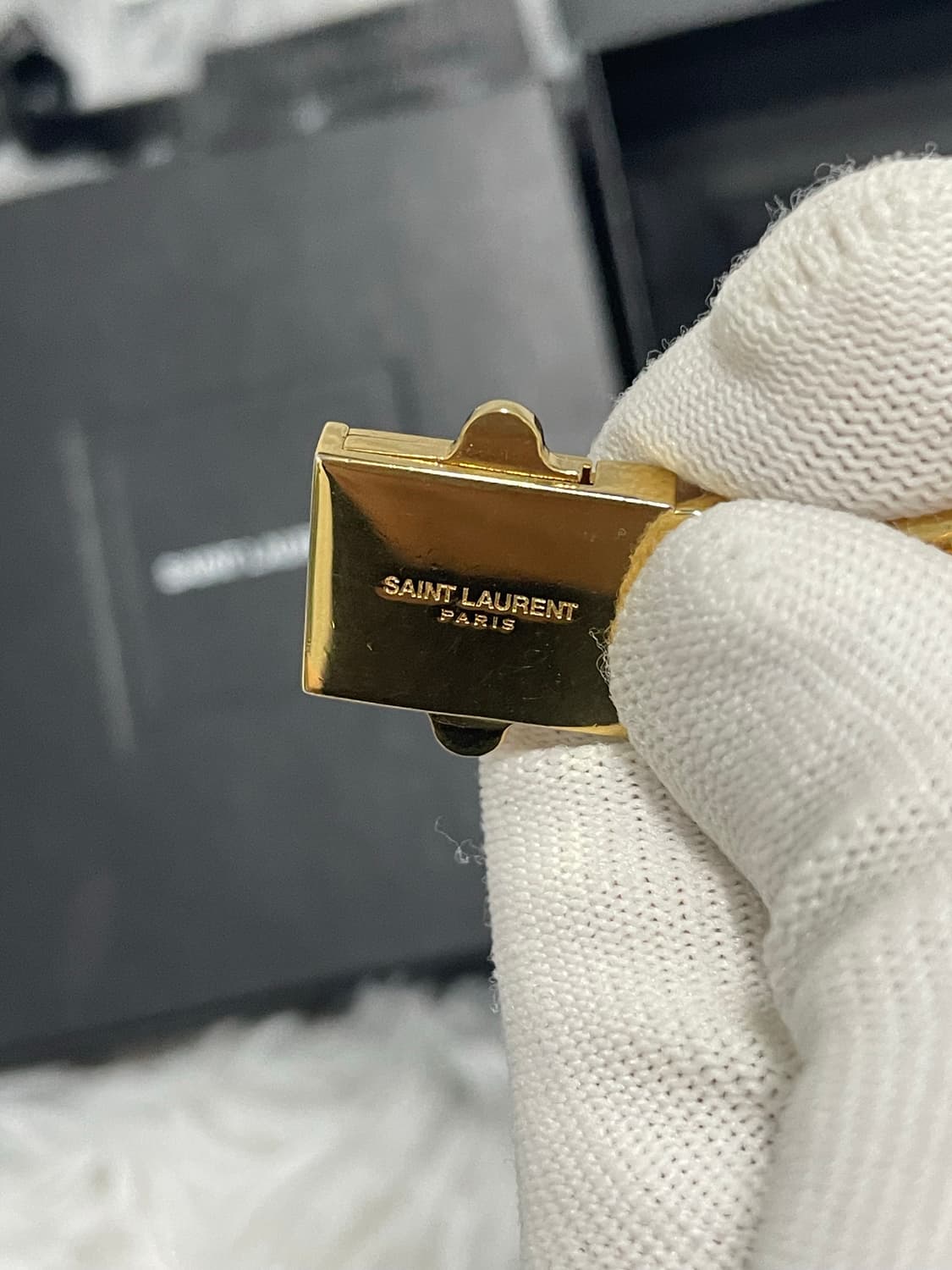 [풀구성] 입생로랑 투톤 금장 팔찌 [os] 상품이미지2