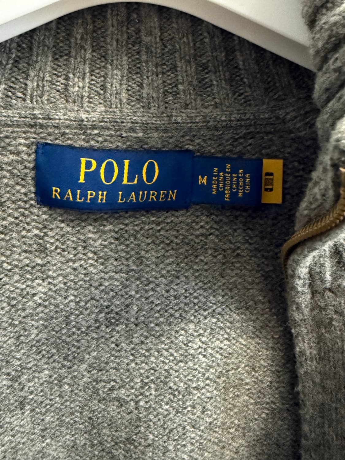 폴로 빅포니 니트집업(M) 상품이미지2