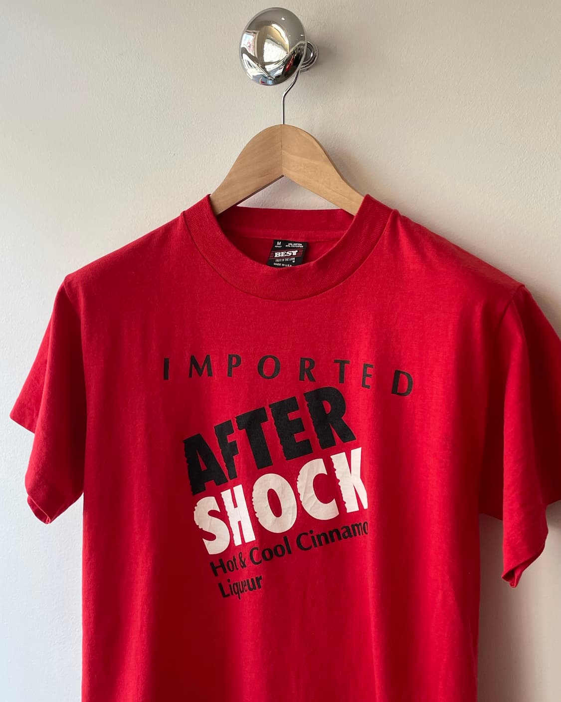 90’s USA “After Shock” 🥂Promo T-shirt M 상품이미지3
