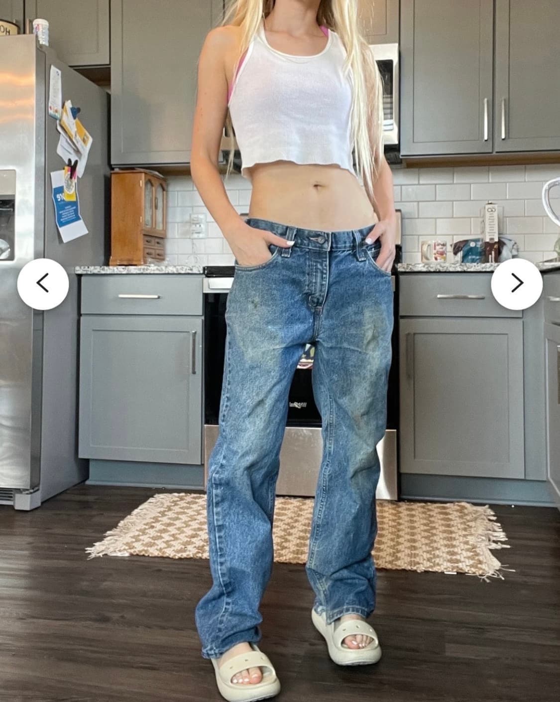칼하트 FR 워커웨어 데님 빈티지 팬츠 상품이미지7