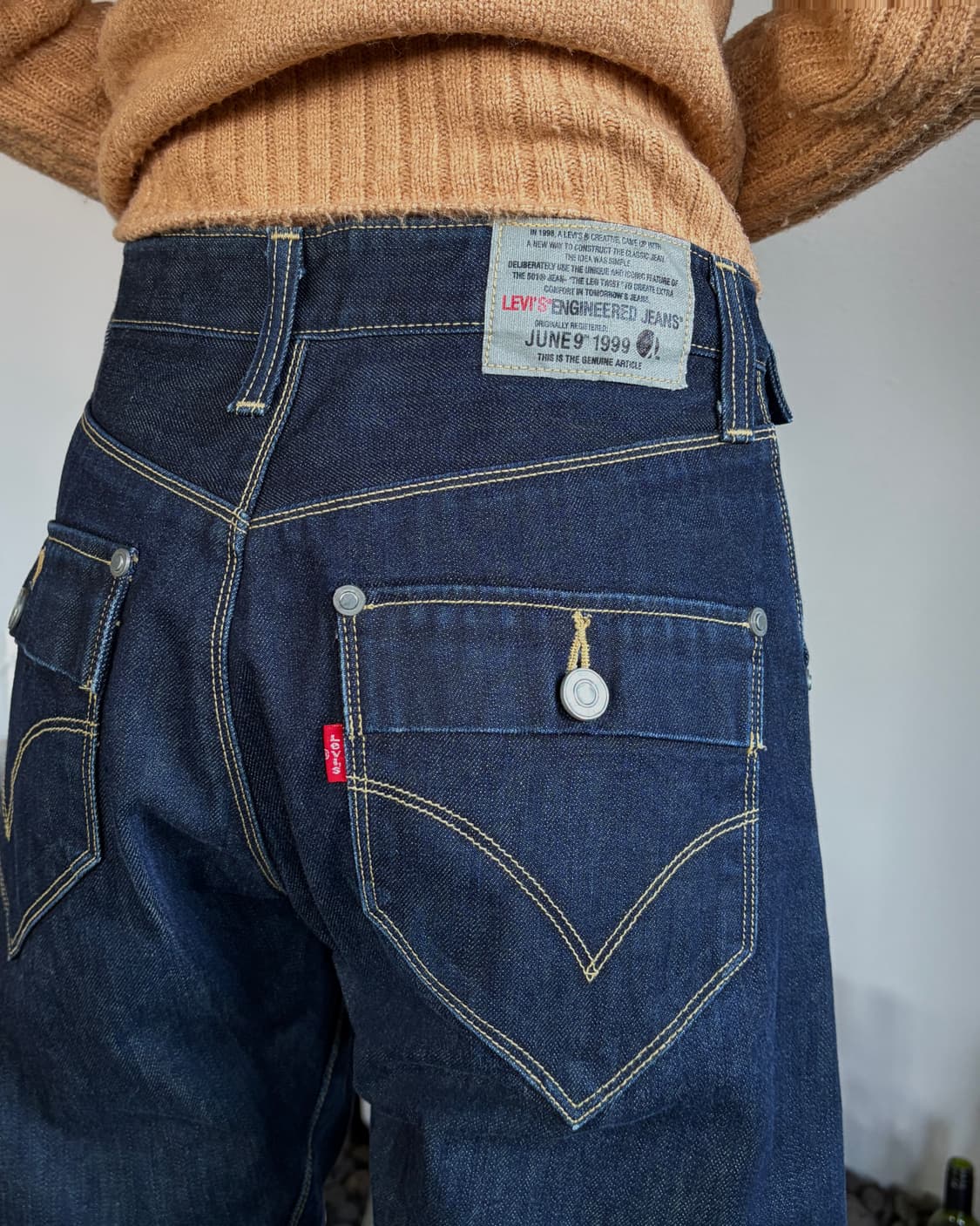 [28인치]리바이스 Levi's 엔지니어드 루즈핏 데님 팬츠 상품이미지3