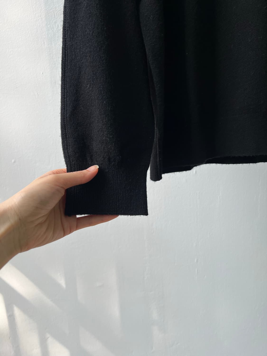 비이커 울 캐시미어 폴라 니트 상품이미지3