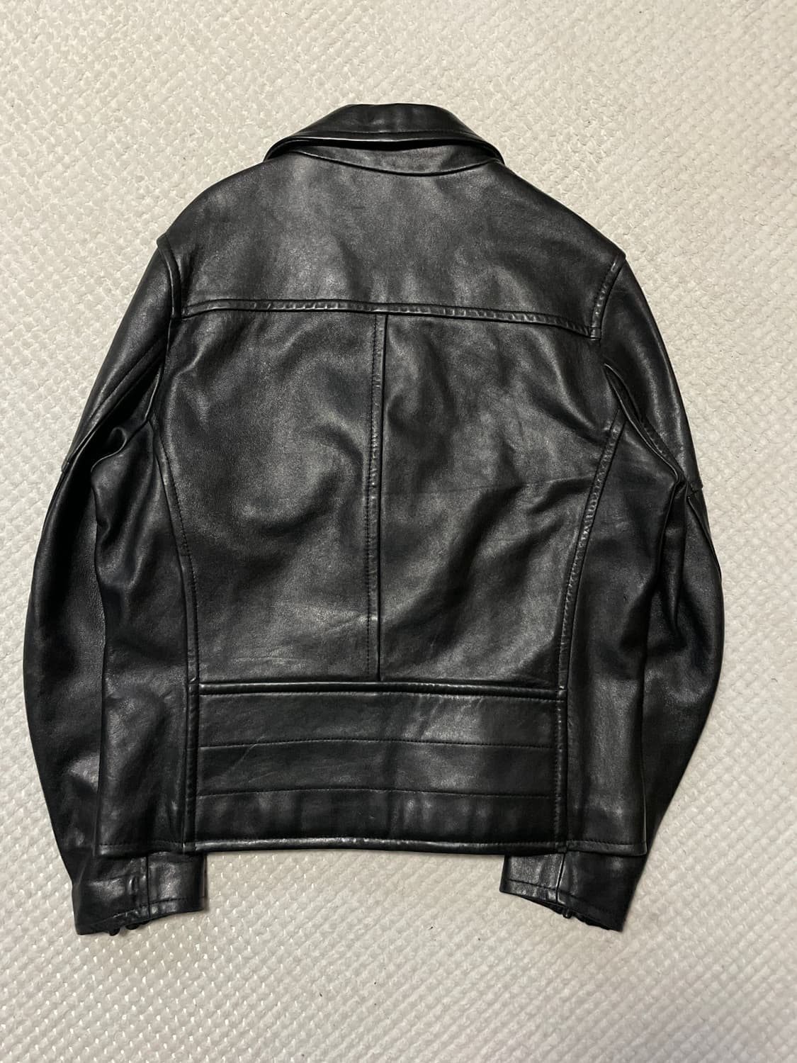 웨스턴 무드 이태리 램스킨 양가죽 클래식 레더 자켓 상품이미지2