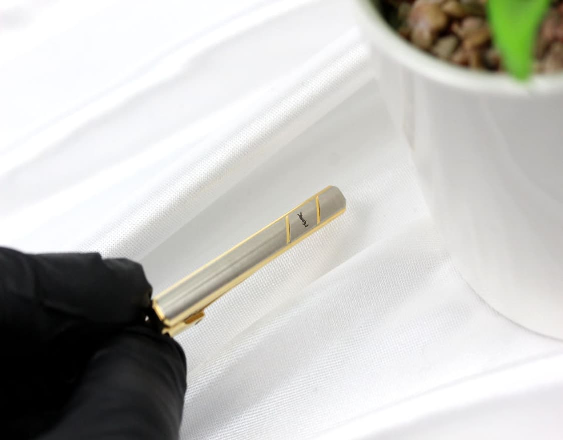 입생로랑 A+등급 5.2cm 남자 명품 넥타이핀 빈티지 상품이미지5