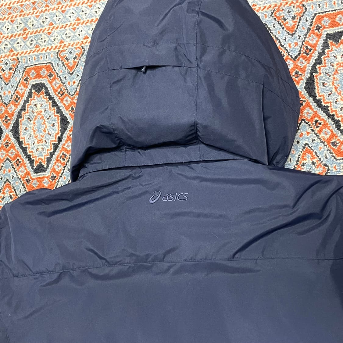아식스 네이비 구스다운 패딩점퍼 남성100 상품이미지6