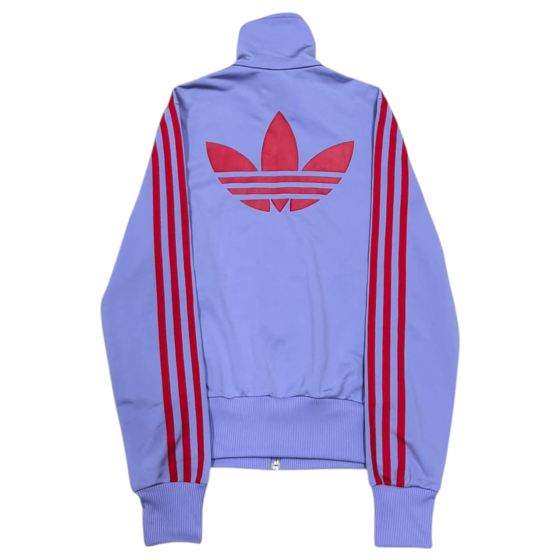 아디다스 희귀 에스파 윈터 파이어버드 빅로고 라벤더 퍼플 져지 XS 상품이미지3