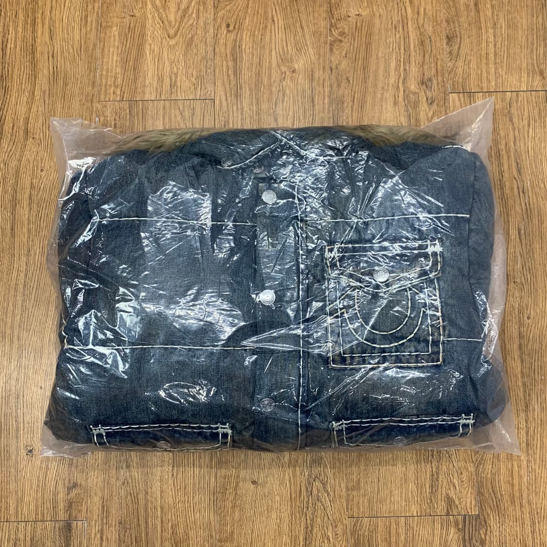 슈프림 x 트루 릴리전 푸퍼 자켓 더티 인디고 상품이미지4