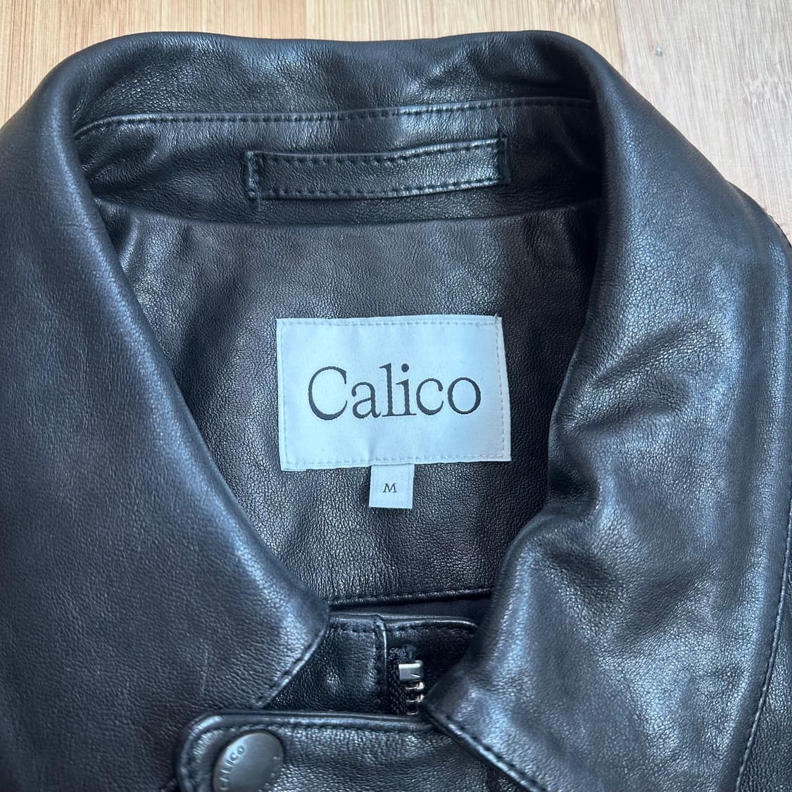 칼리코 포드 가죽 블루종 자켓 M 상품이미지2