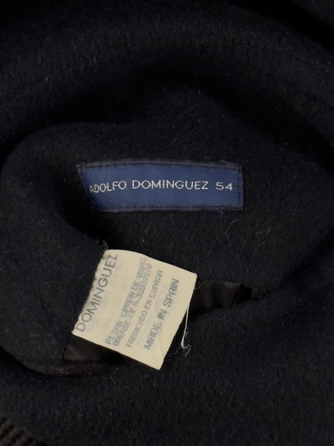 Adolfo Dominguez 리버시블 집업 핸드메이드 코트 상품이미지7