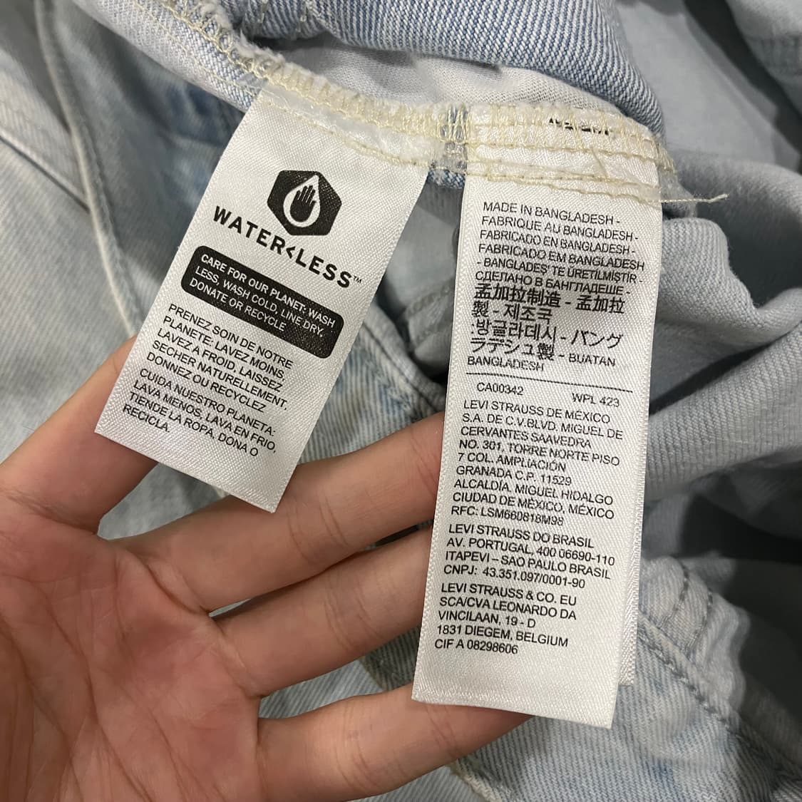 167 리바이스 실버탭 데님 청자켓 상품이미지5