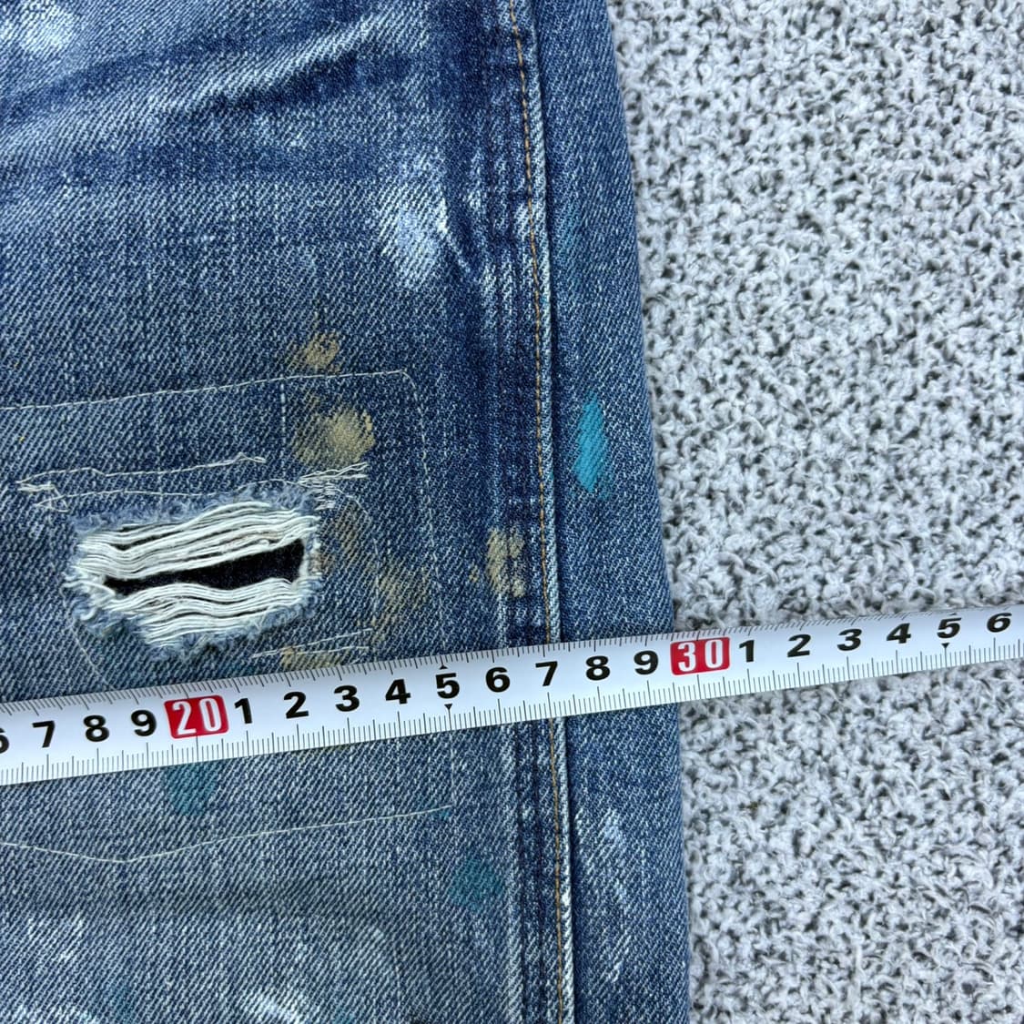 28 폴로 랄프로렌 페인트 데님 청바지 0423J 상품이미지7