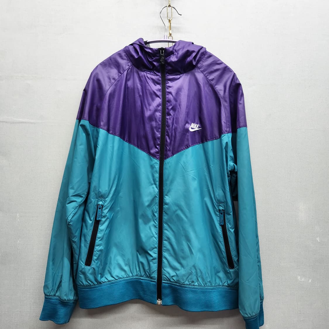 나이키 로고 배색 윈드러너 바람막이 M 상품이미지1