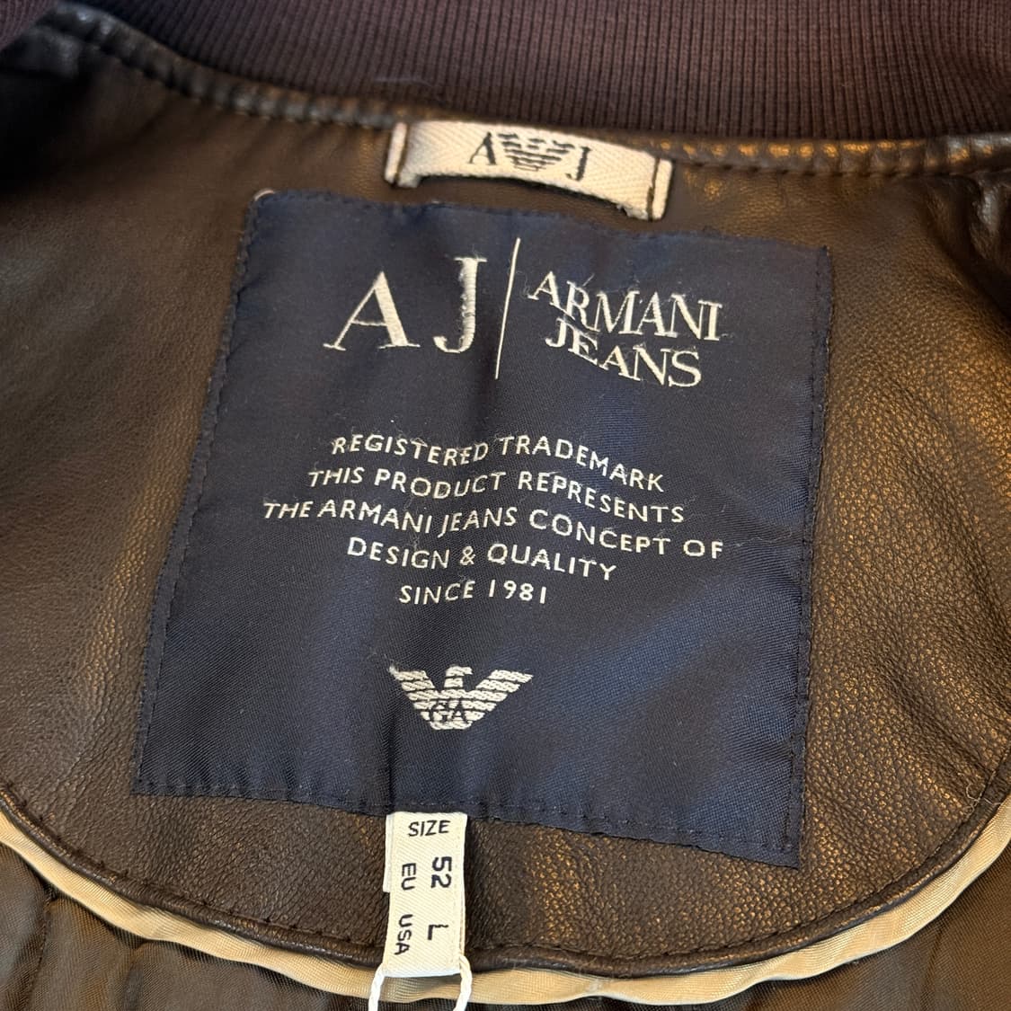 2011 아르마니 진스 양가죽 쉽레더 봄버 ma1 베이스 자켓 M L 상품이미지9