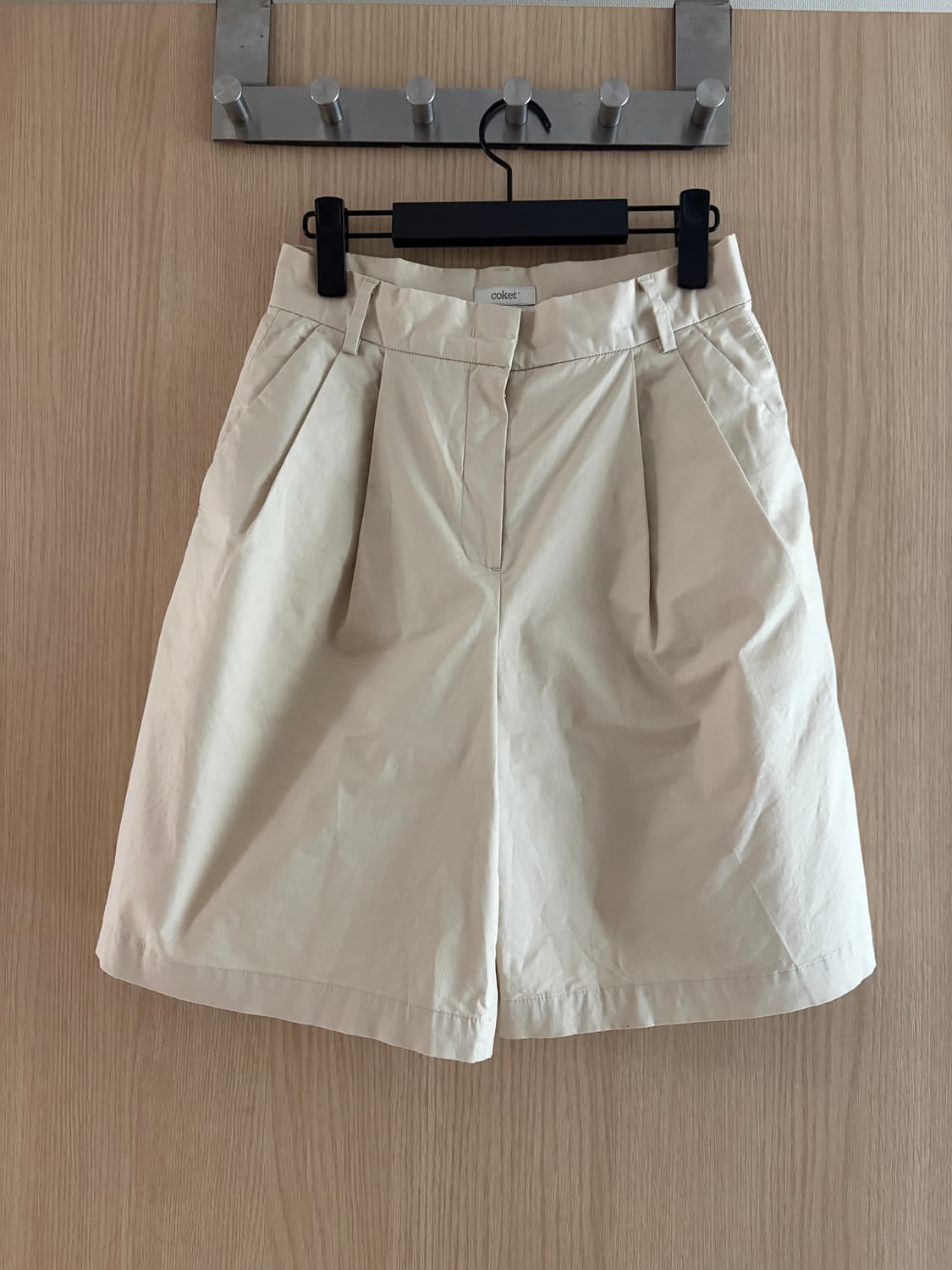 코켓 하프 팬츠 베이지 상품이미지1