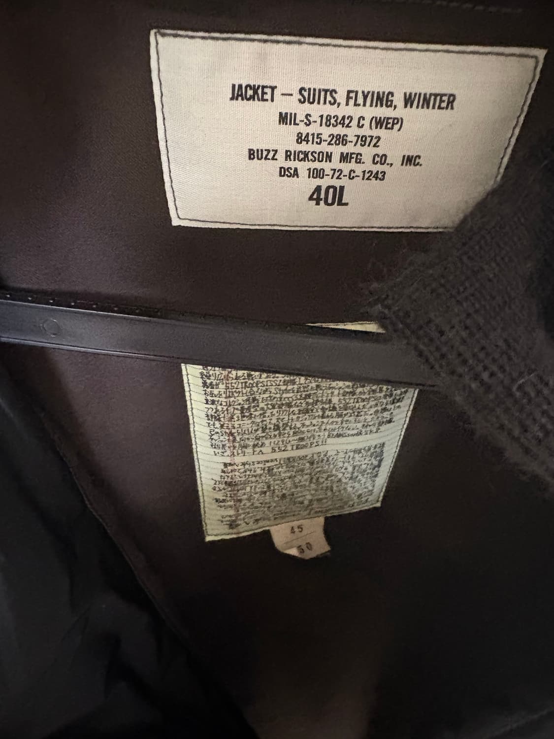 빔즈 SSZ x 버즈릭슨 곤즈 wep 자켓  상품이미지3