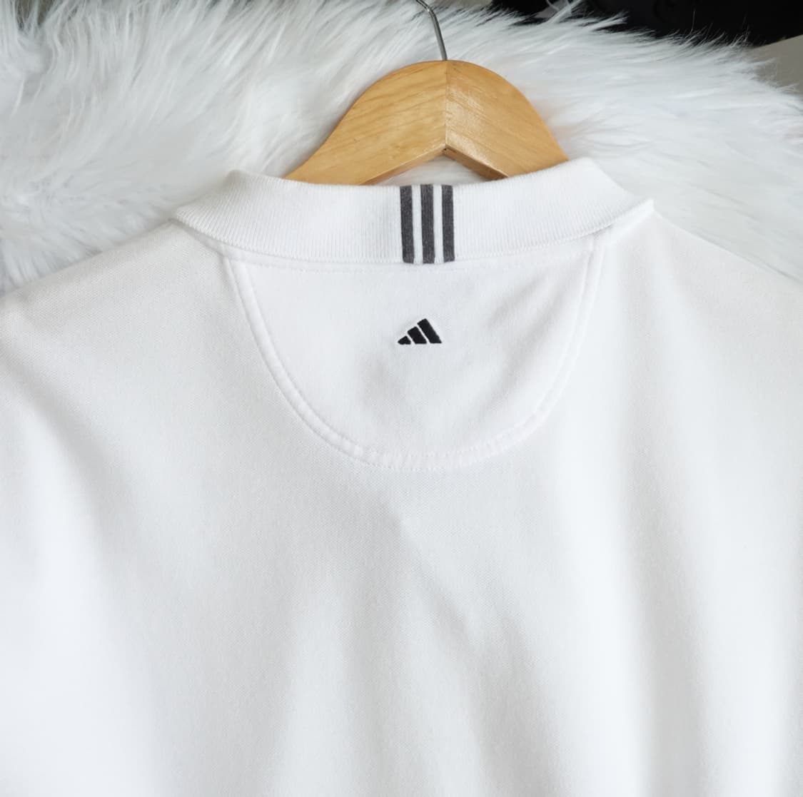 Adidas 화이트 폴로 티셔츠 2101 상품이미지6