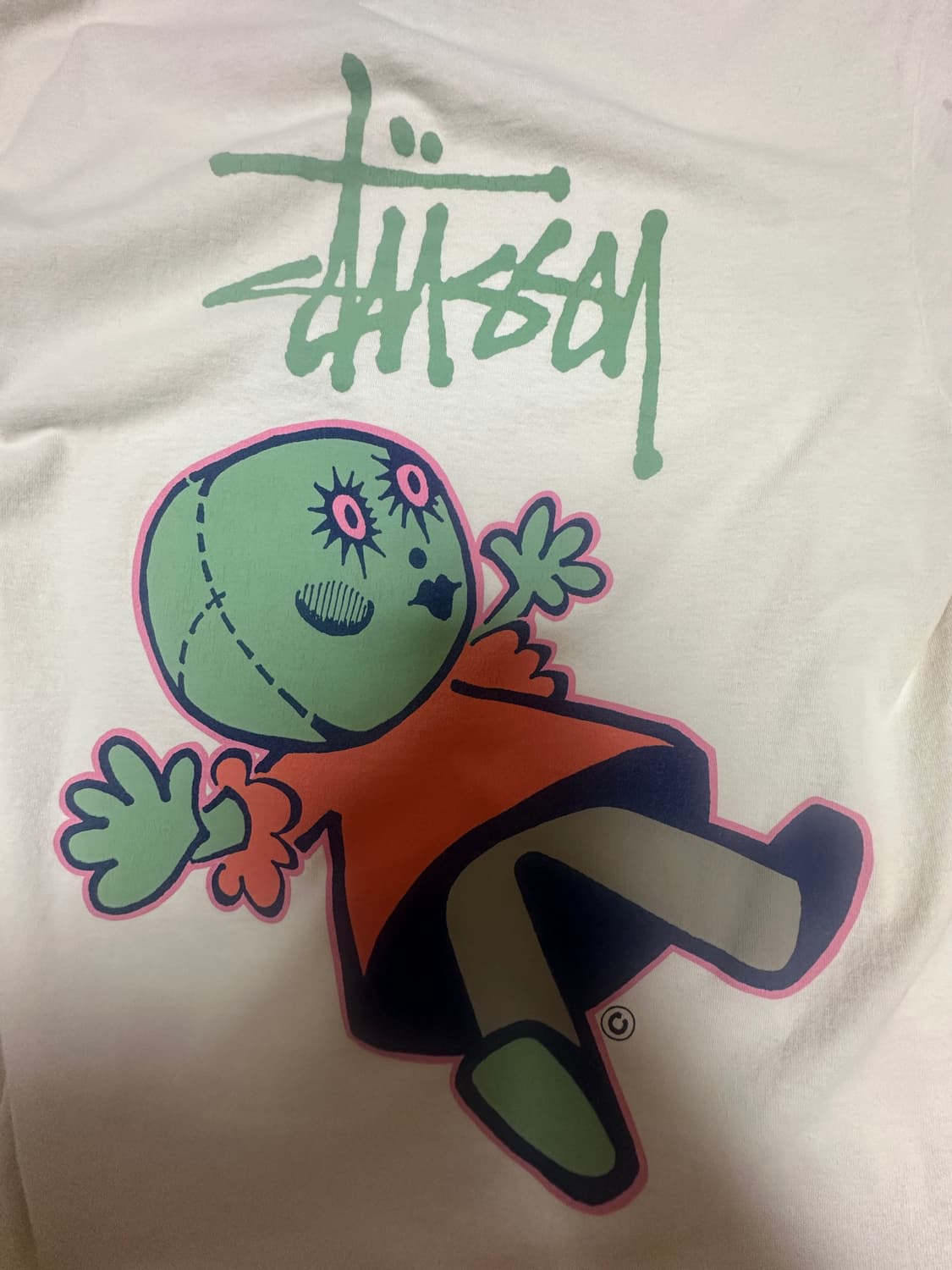 스투시 돌리 피그먼트 다이드 티셔츠 내츄럴 상품이미지3
