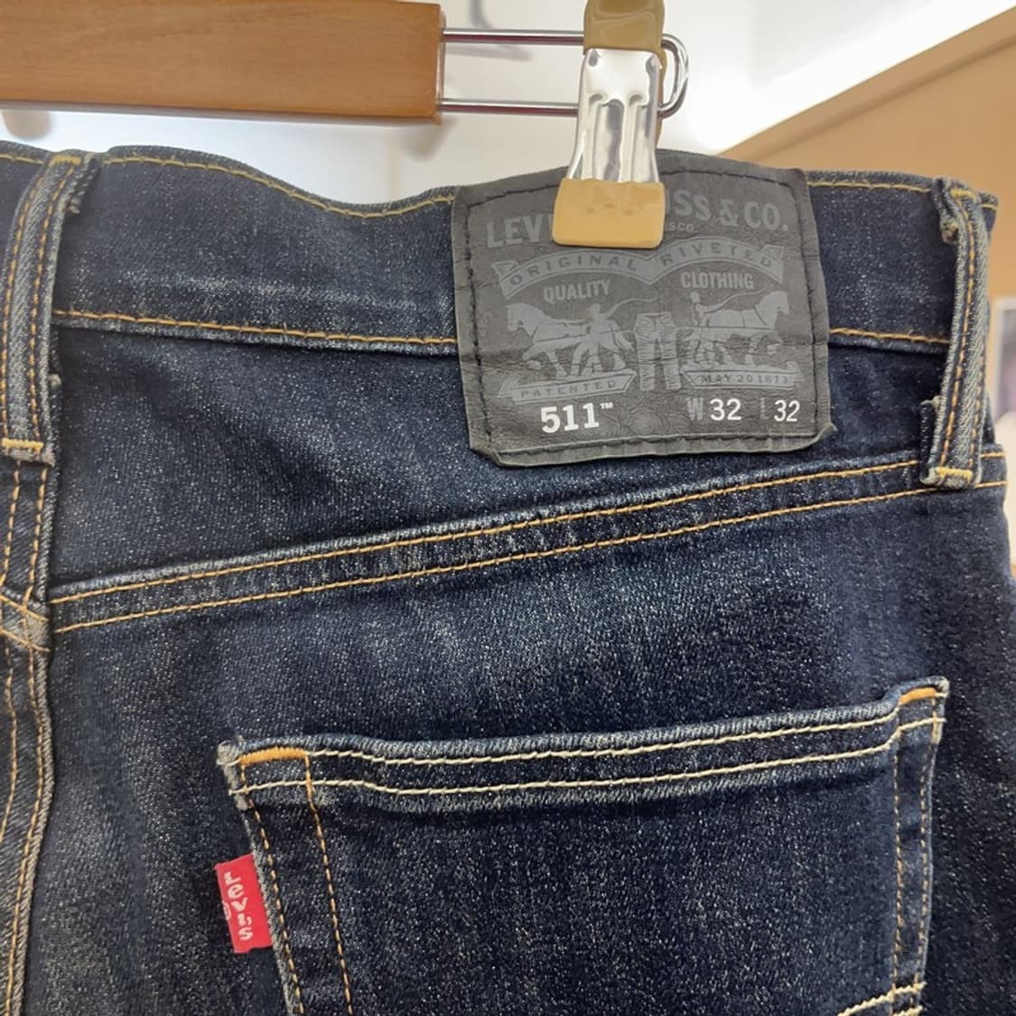 리바이스 511 올드스쿨 빈티지 워싱 데님팬츠 32인치 C09257 상품이미지5