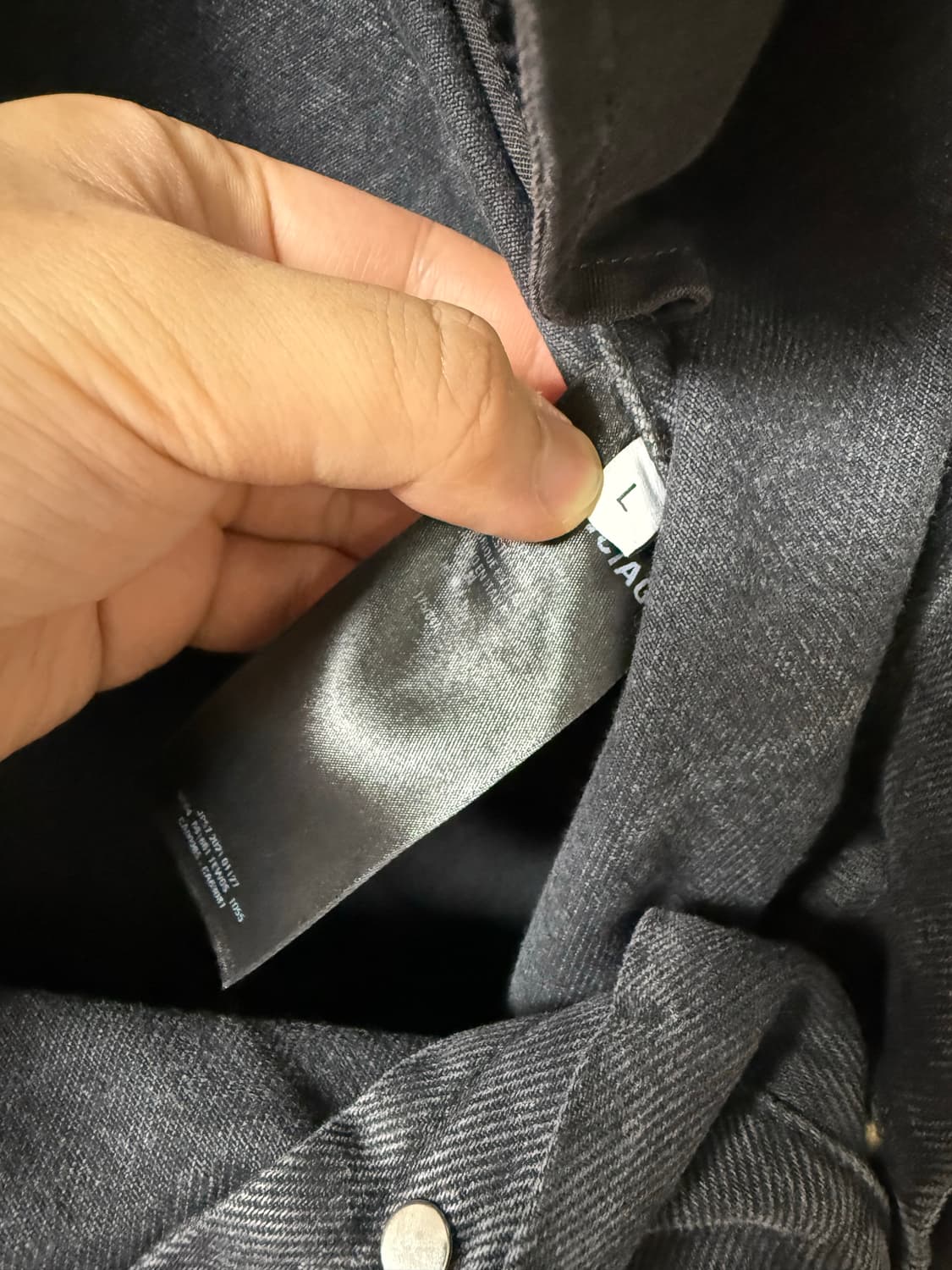 발렌시아가 트랙데님 L 상품이미지3