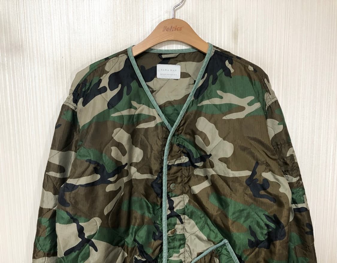 자라 맨(ZARA MAN) 밀리터리 퀼팅자켓 XL 상품이미지2