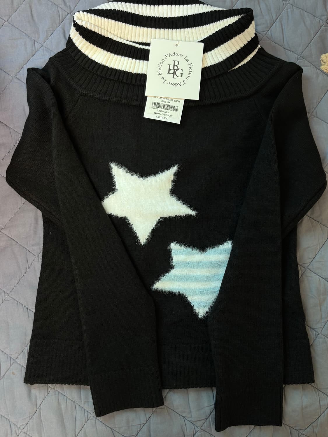 라티젠 오프숄더 니트 L19 STAR OFF-SHOULDER KNIT 상품이미지2