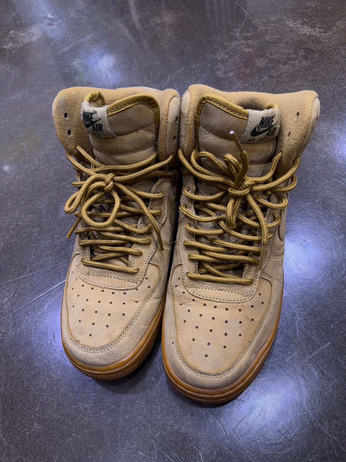 나이키 에어포스1 07 하이 된장 포스 베이지 250 상품이미지2