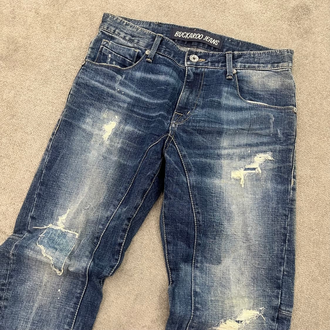 30 버커루 디스 워싱 데님 팬츠 상품이미지2