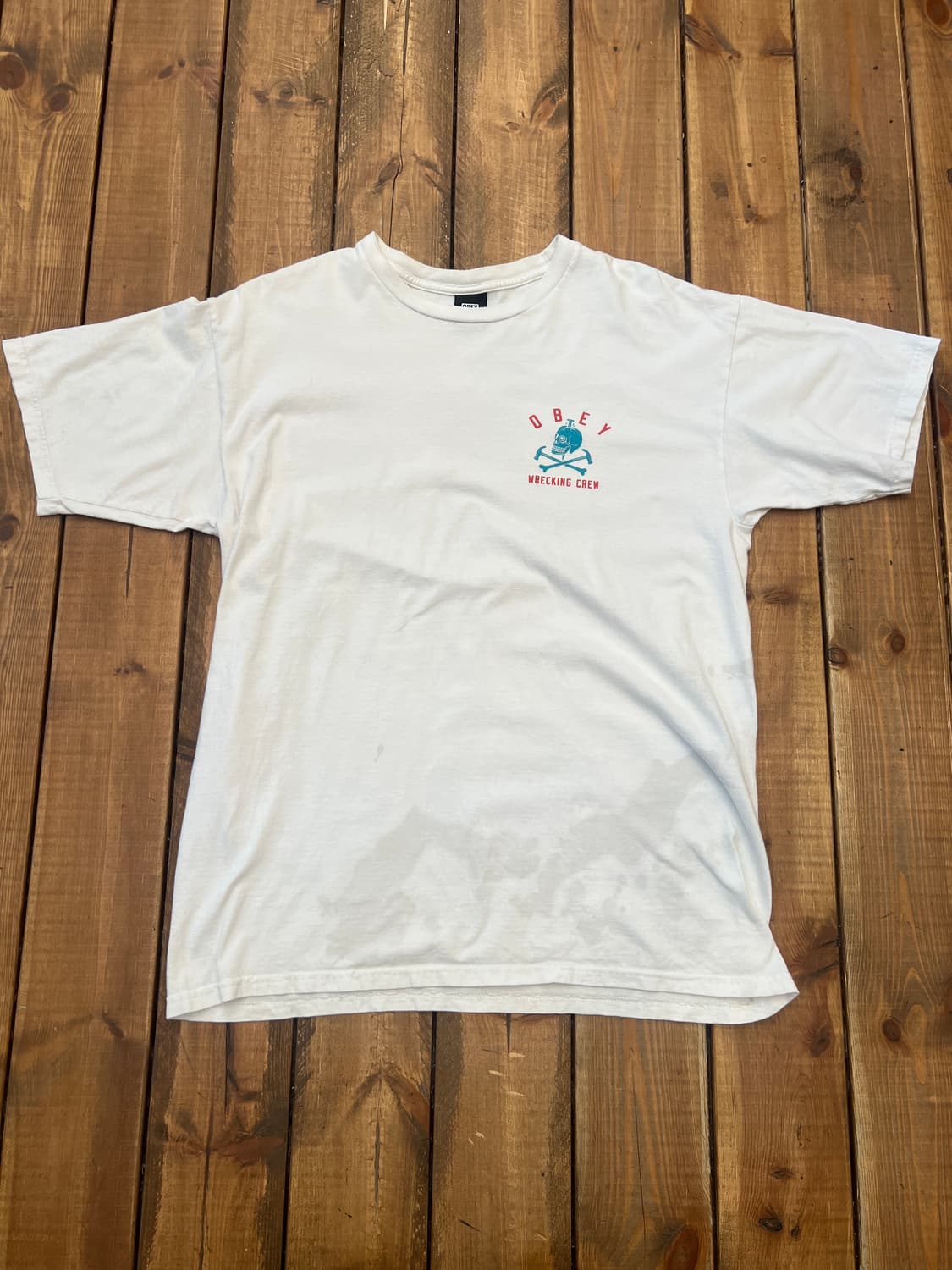 오베이 화이트 스켈레톤 반팔 상품이미지6