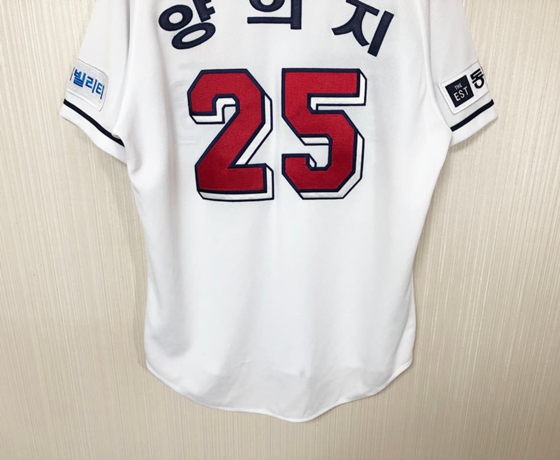 KBO 필라 두산베어스 어센틱 홈유니폼/져지 100 #25 양의지 상품이미지10