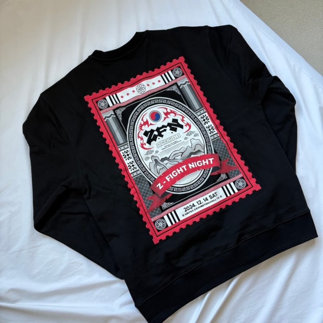 ZFN 2회 굿즈 맨투맨 정찬성 코리안좀비 상품이미지1