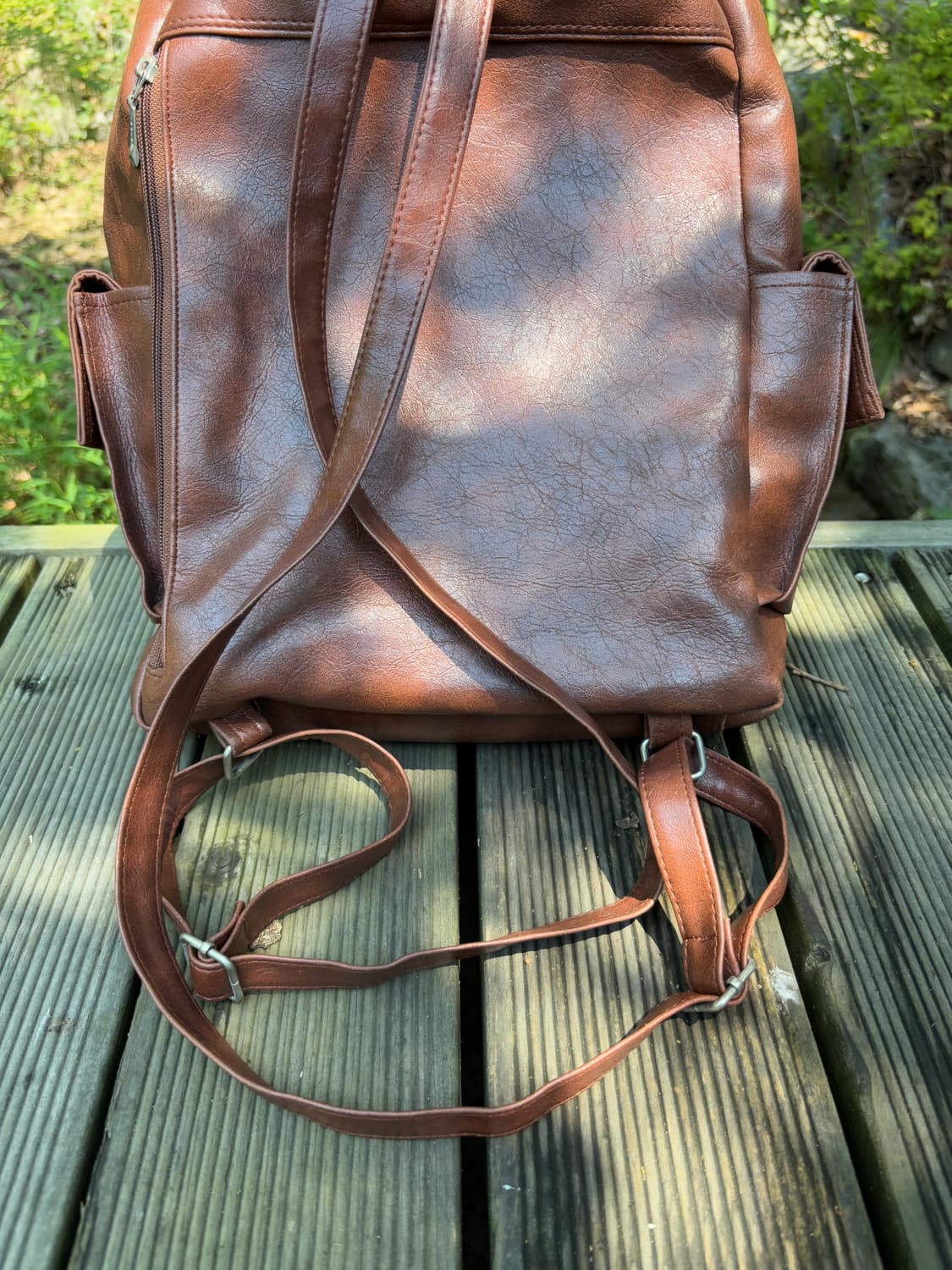 “Unknown” Brown Minimal Mood Leather Bag 상품이미지5