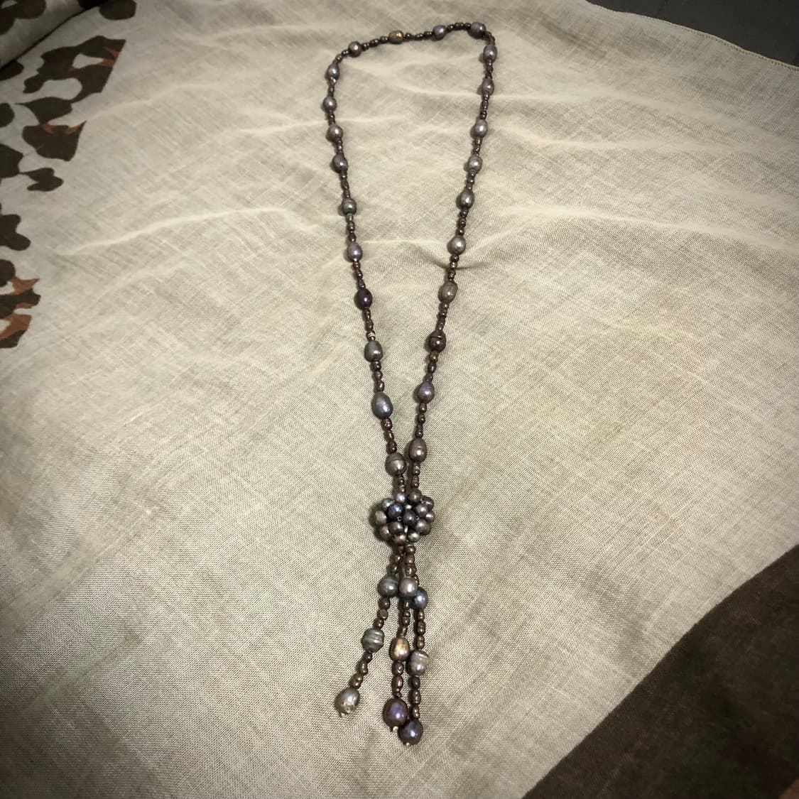 빈티지 롱 목걸이 페어리 오리엔탈 모리걸 하구미 그런지 상품이미지2