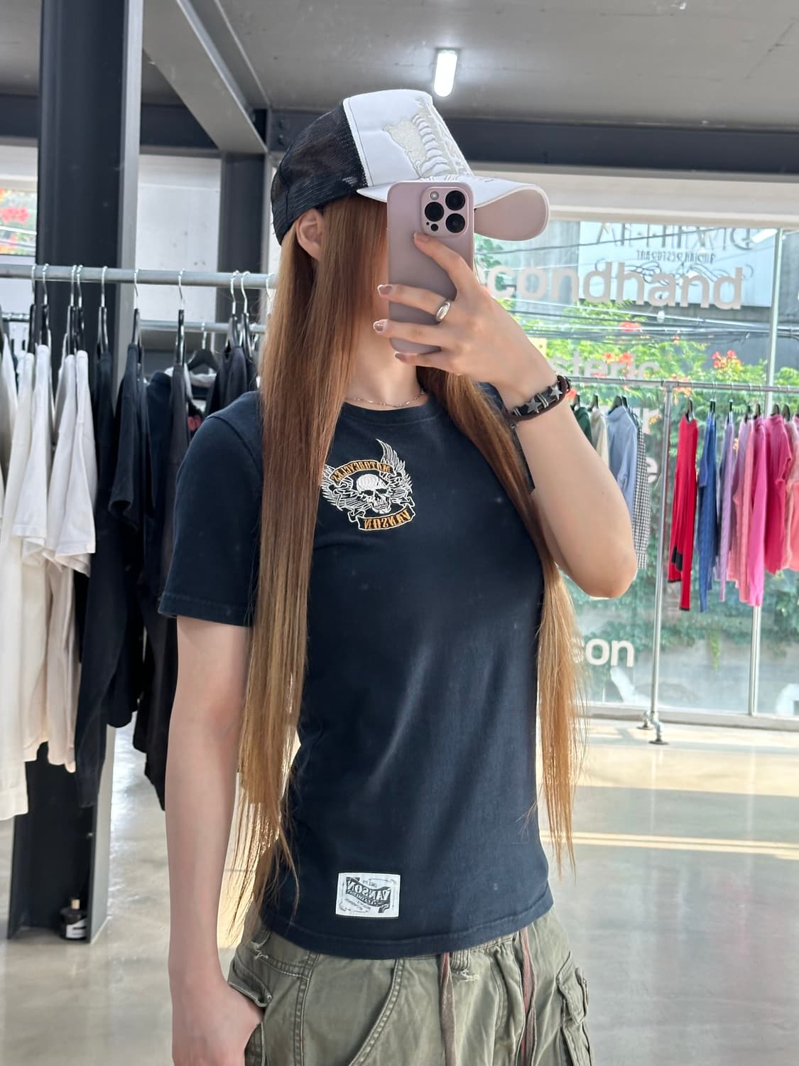 벤슨 스타 스컬윙 성조기패치 반팔티 상품이미지4