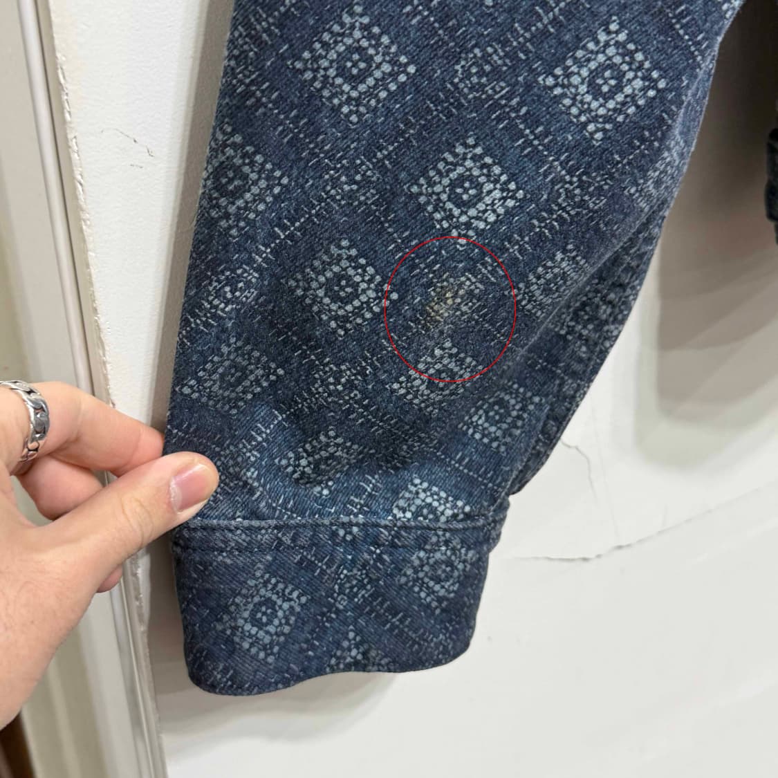 90s 게스 다이아몬드 데님 자켓 상품이미지4