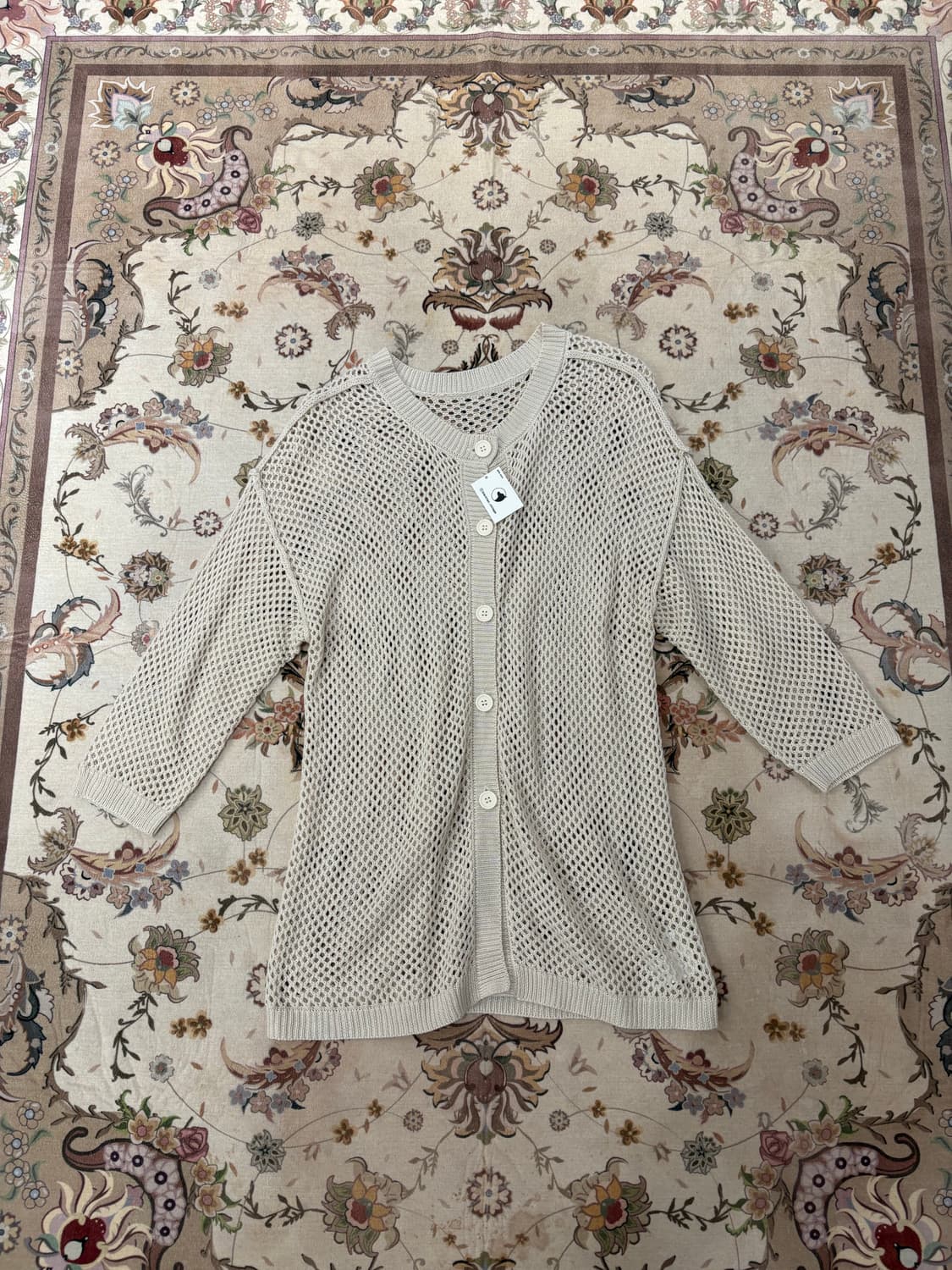 jpn vtg y2k 모리 네트 가디건 상품이미지1