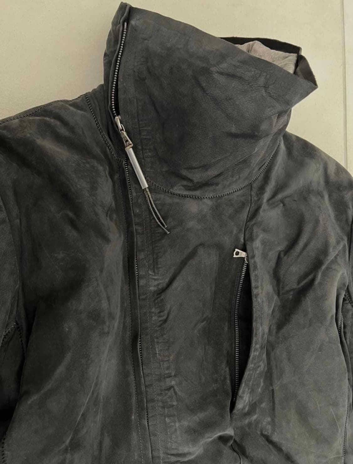 Isaac Sellam Leather Padding Blouson 상품이미지3