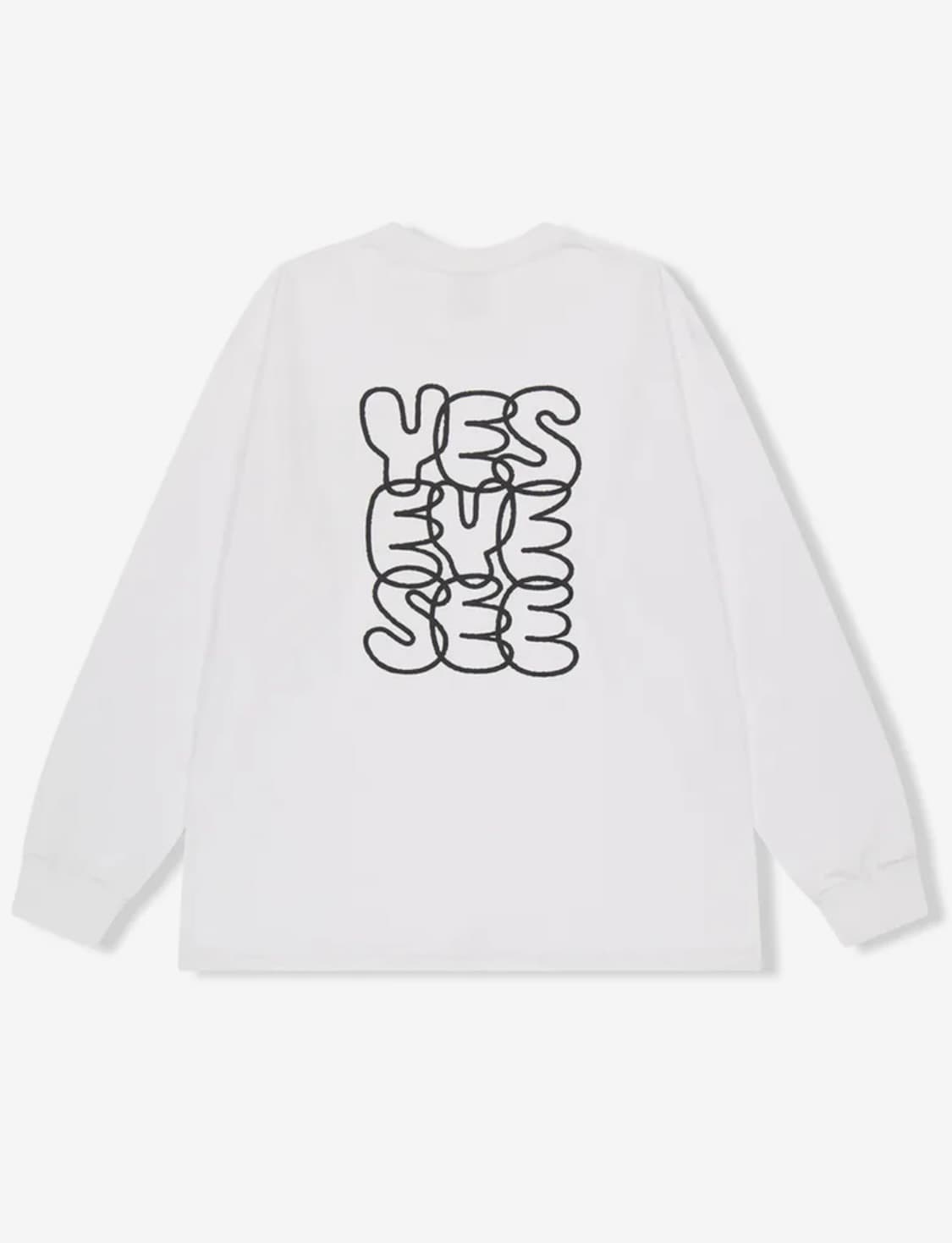 [m] 예스아이씨 화이트 롱슬리브 상품이미지2