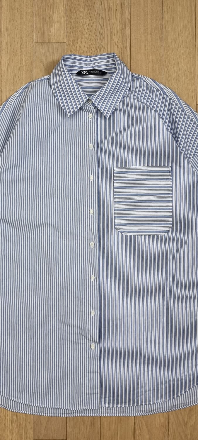 ZARA 스트라이프 면셔츠 M _ 여성 상품이미지2