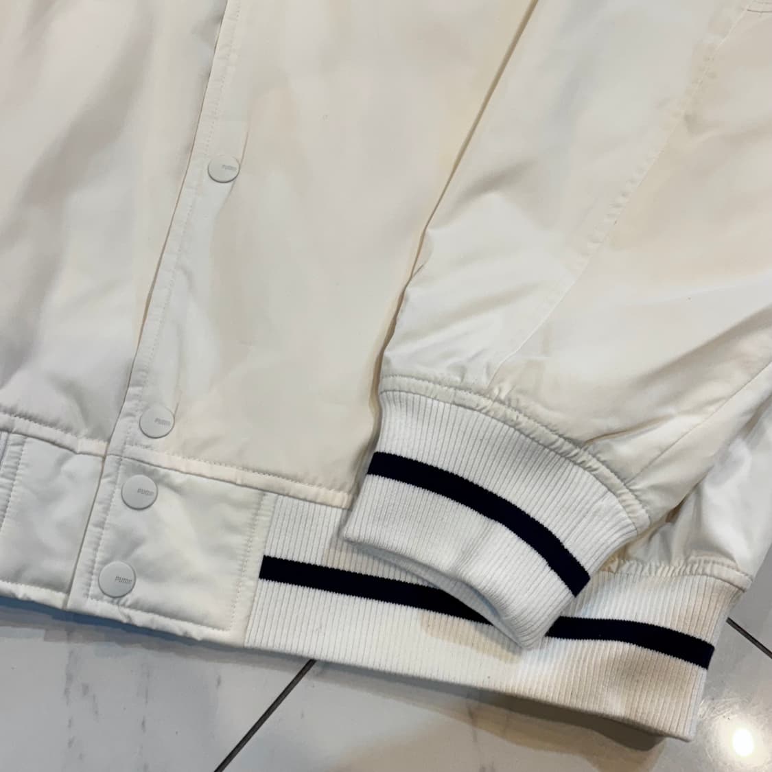 [새상품]Puma 포 더 팬베이스 바시티 오버핏 자켓 XL 스포티 상품이미지3