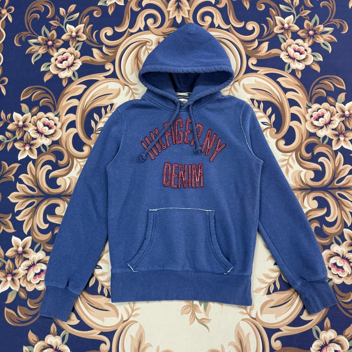 (M)타미 힐피거 Tommy hilfiger 스펠아웃 후드티셔츠(네이비) 상품이미지1