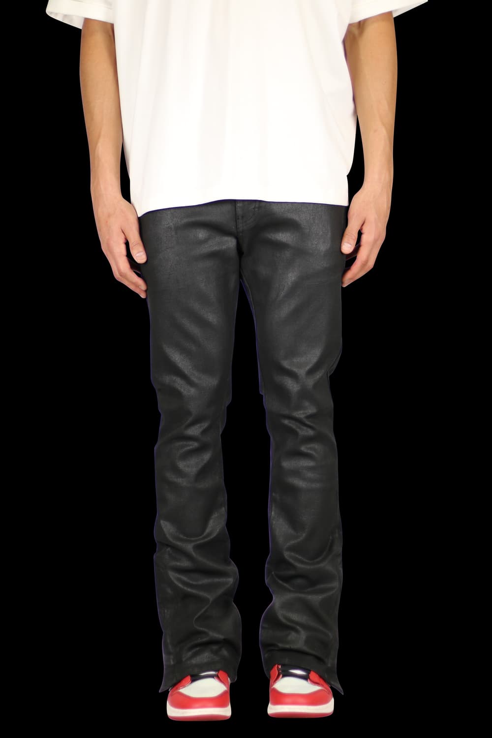 하이퍼데님 왁스 플레어 지퍼 데님팬츠 32 상품이미지4