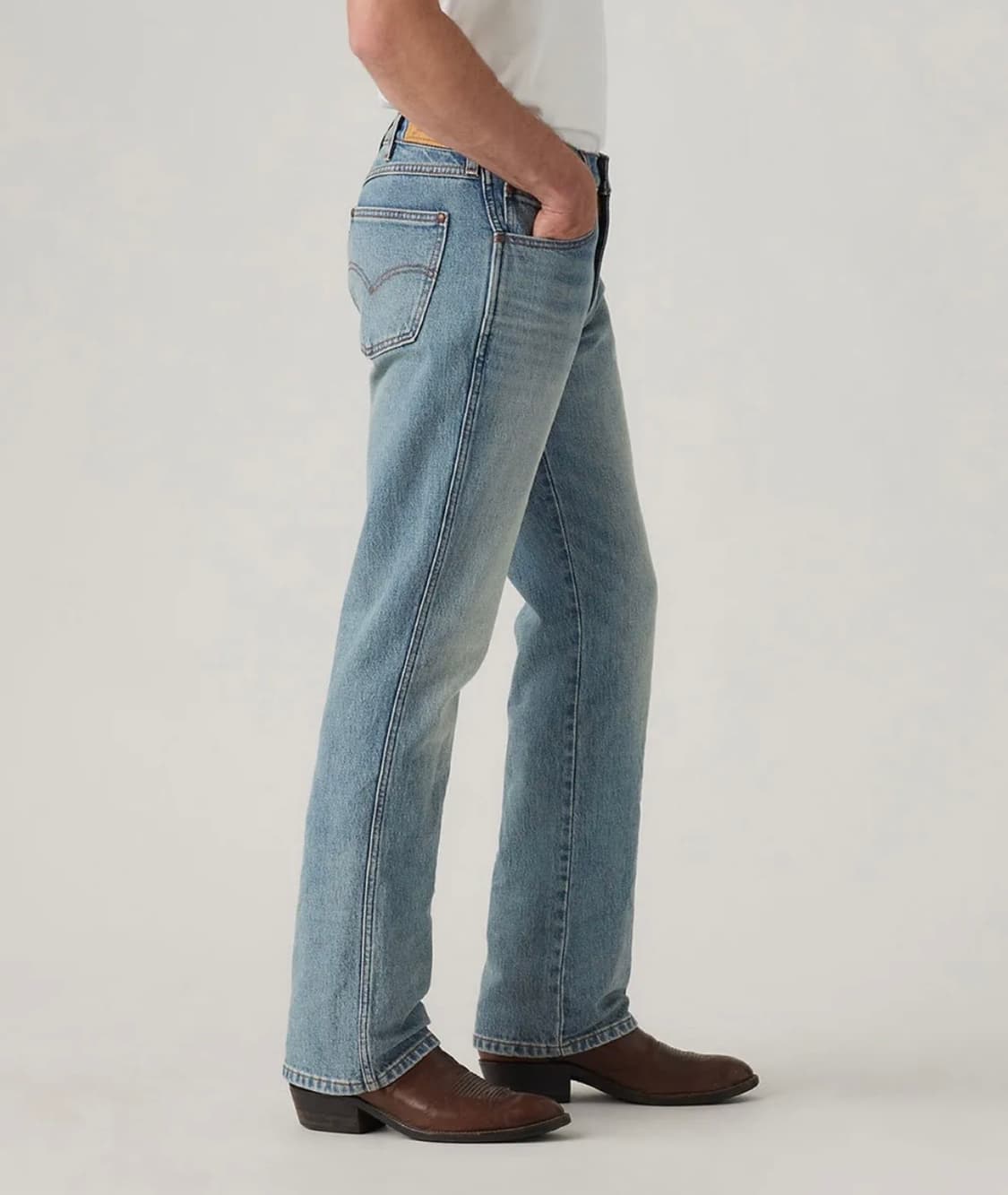 33x30) 리바이스 537 웨스턴 부츠컷 데님 라이트 인디고 상품이미지2