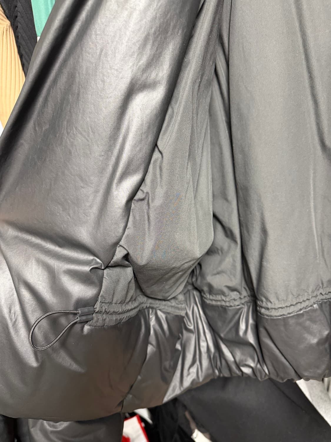 [L] 이지 갭 라운드 자켓 블랙 상품이미지5