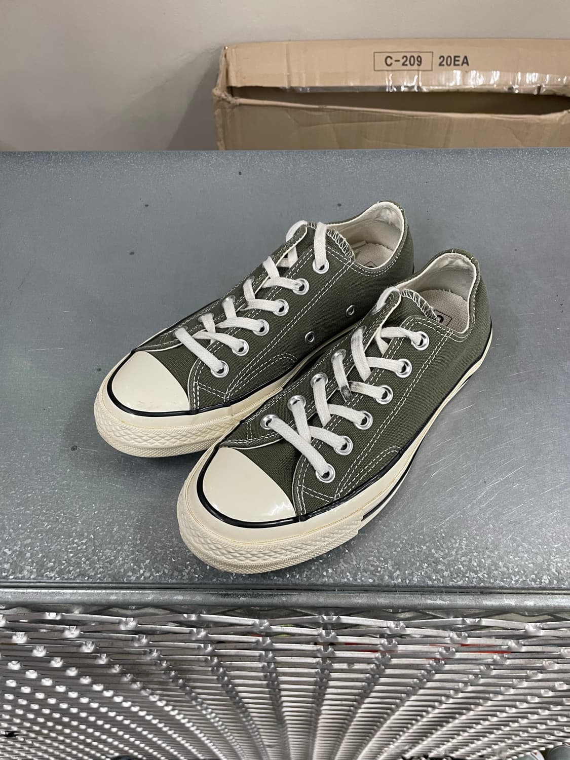 컨버스 척70 로우 빈티지 카키 235 상품이미지2