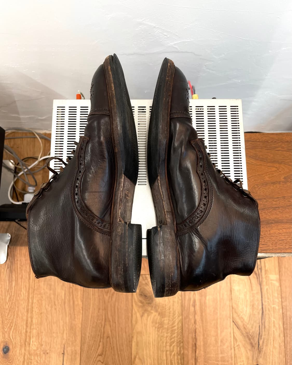 [275] 돌채앤가바나 브라운 레더 부츠 상품이미지7