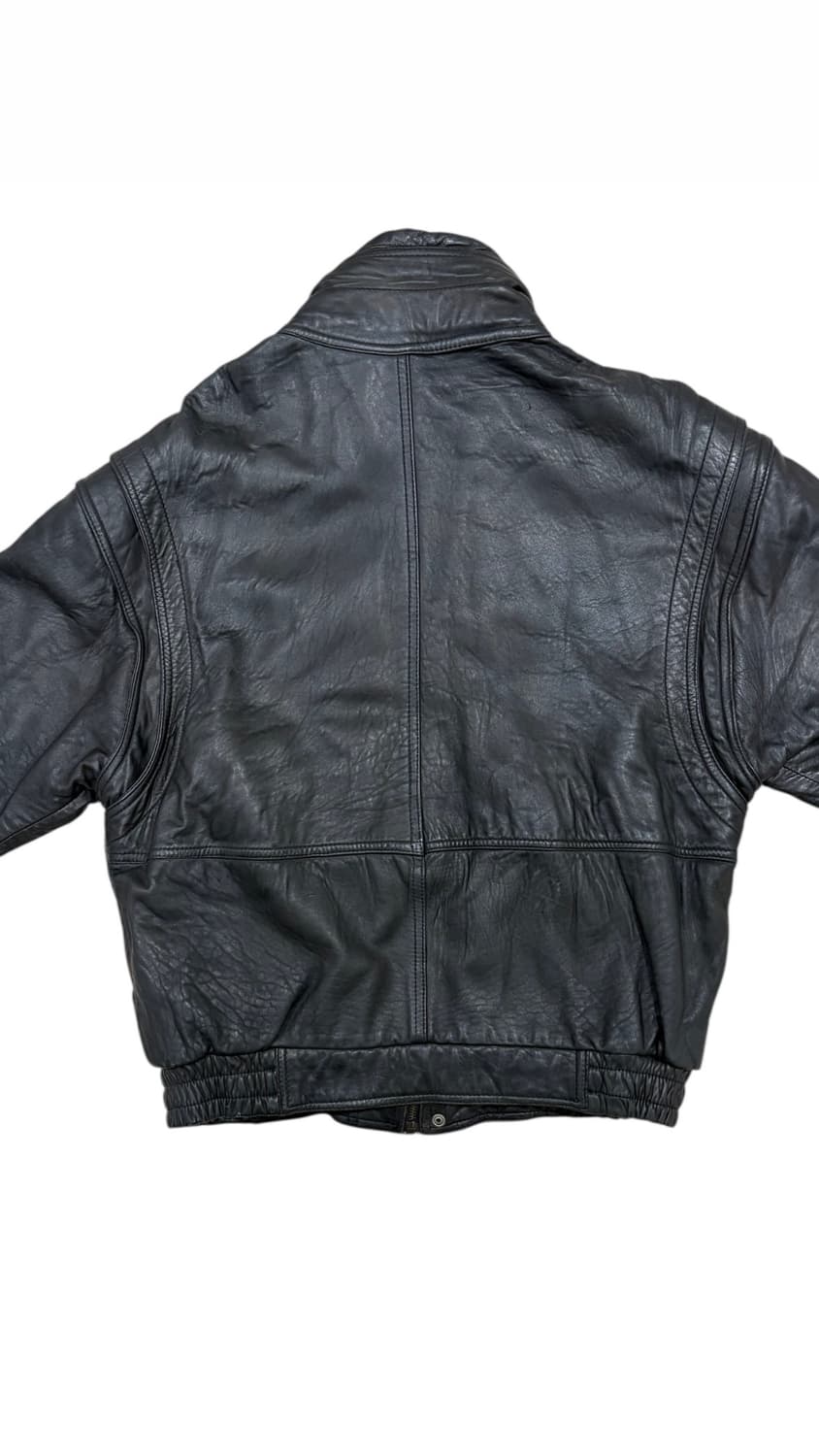 Vintage T.K. Leather 리얼레더 블랙 소가죽 자켓 상품이미지4