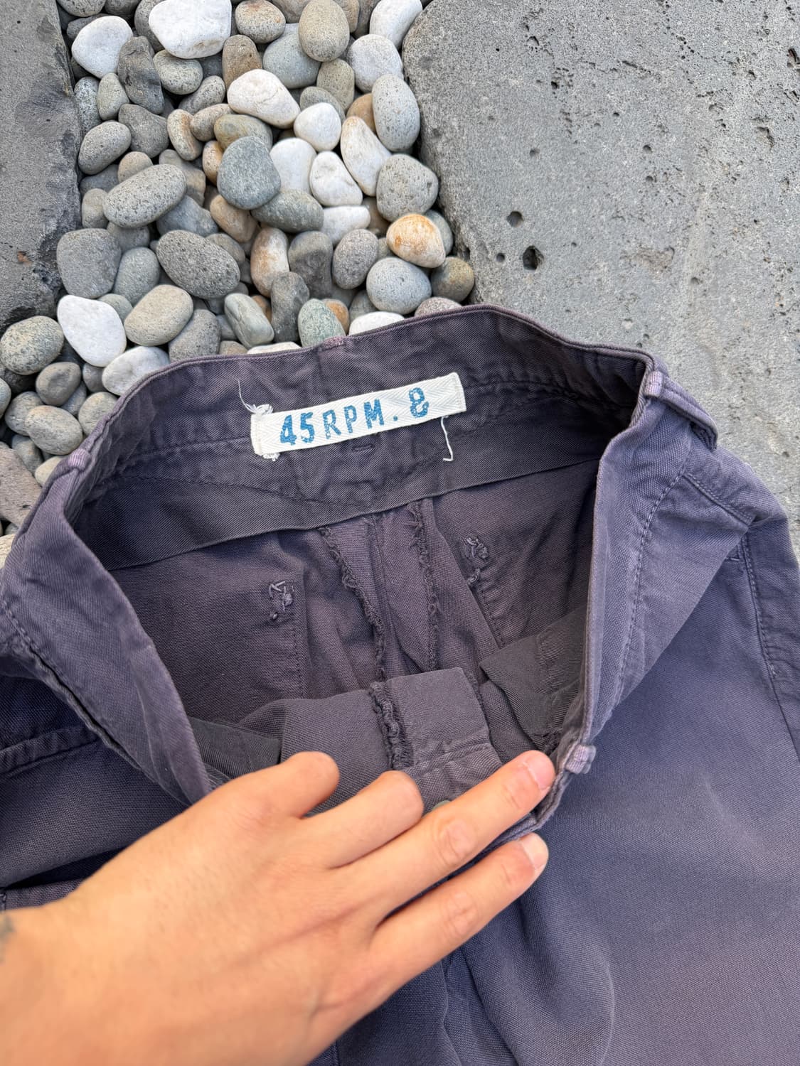 45R 45RPM VINTAGE GARMENT DYED 워크팬츠 상품이미지6